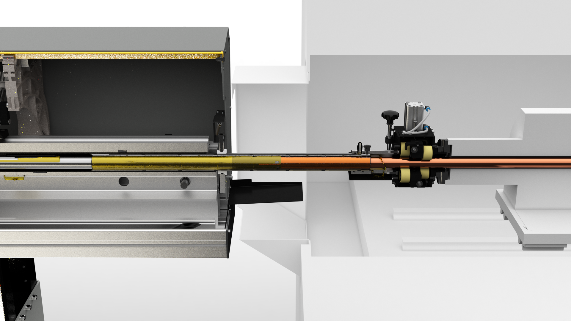 FMB Maschinenbau - Hersteller von Stangenlademagazine & Handlingsysteme - Maschinenfunktion - RS-Prinzp