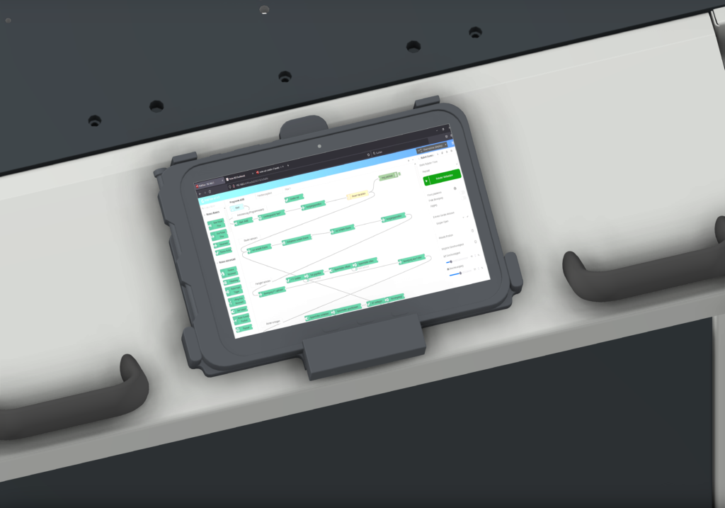 FMB Maschinenbau - Hersteller von Stangenlademagazine & Handlingsysteme - Handlingsystem base - HMI